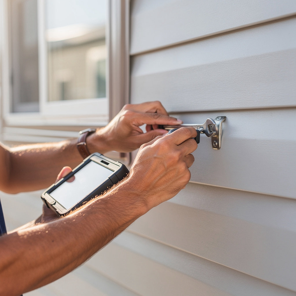 Friendly Hills Mobile Manor expert technician performing mobile home maintenance and repair services in San Diego